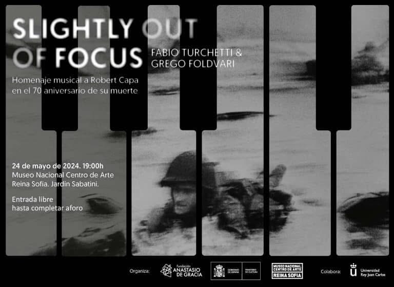 Poster for Slightly Out of Focus at the Museo Reina Sofía, 24 May 2024