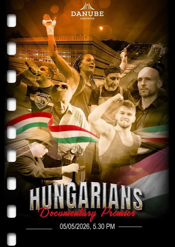 Poster for the documentary premiere of Hungarians at the Danube Institute, 5 May 2026